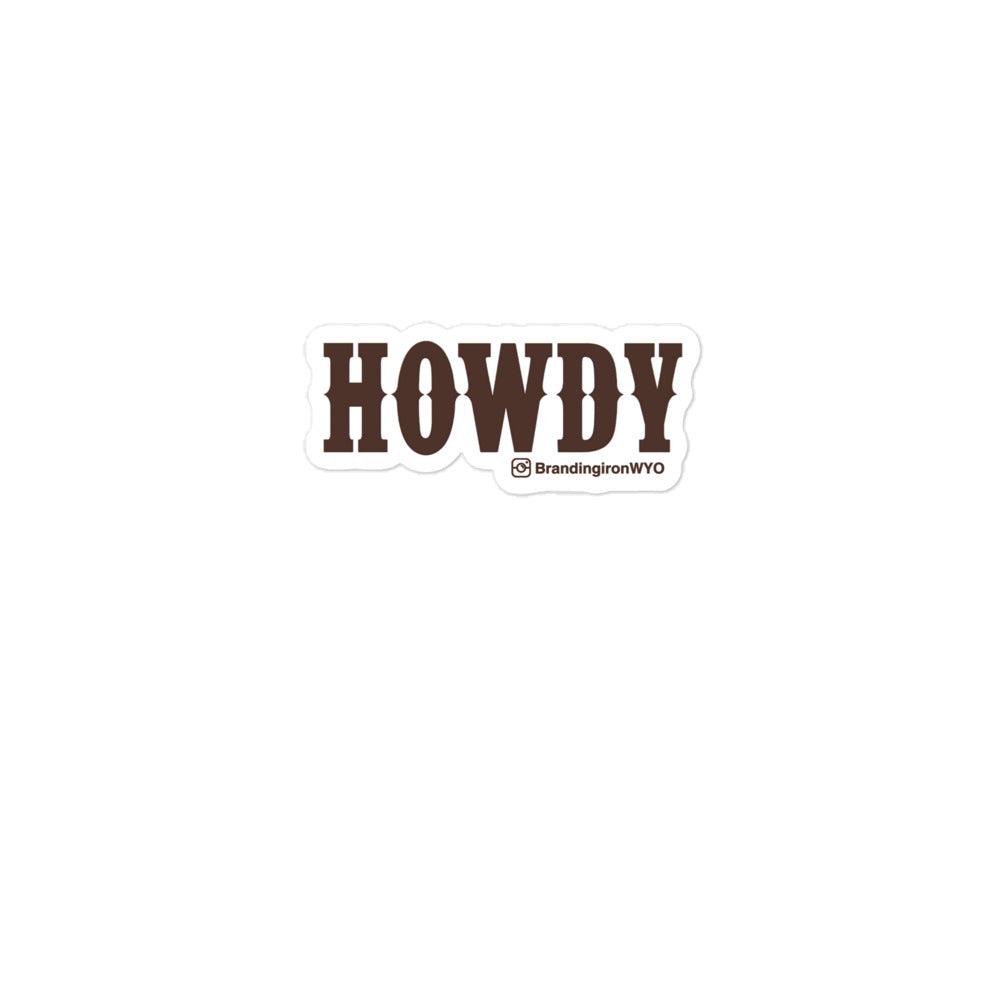 Sticker - HOWDY