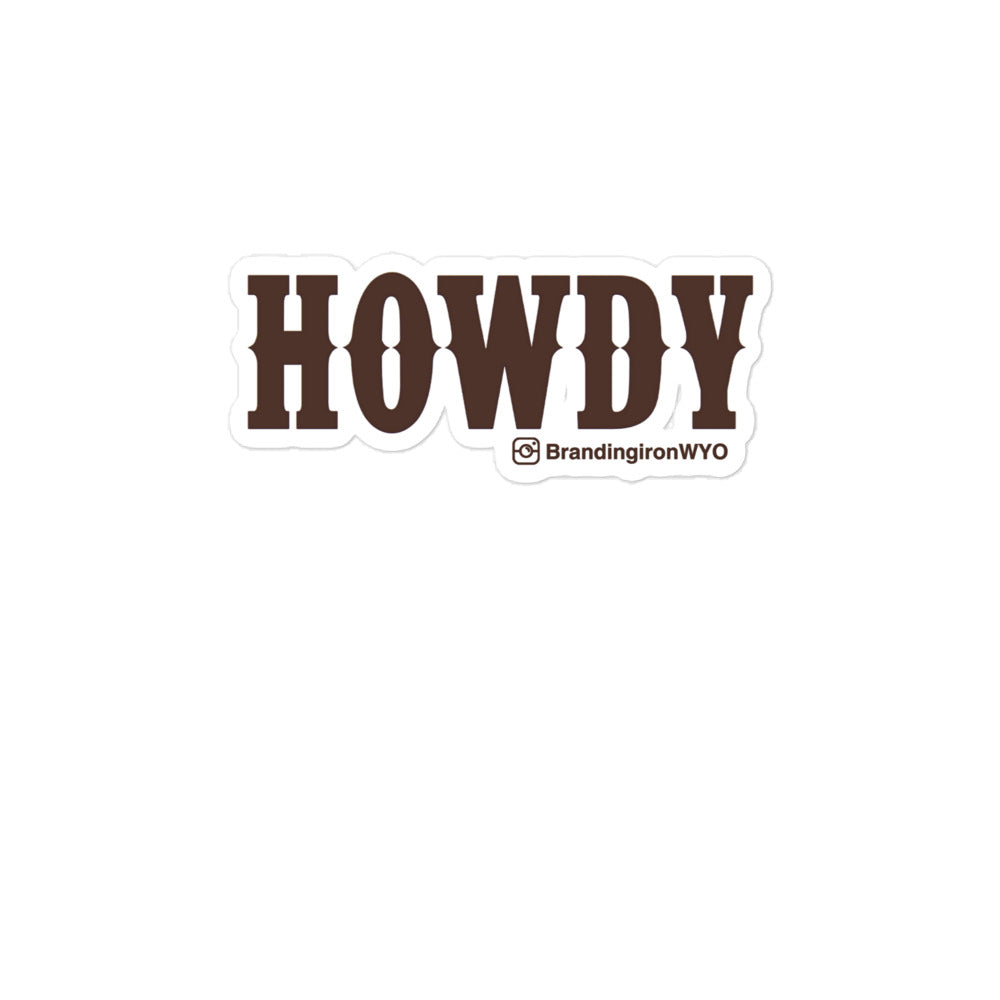 Sticker - HOWDY