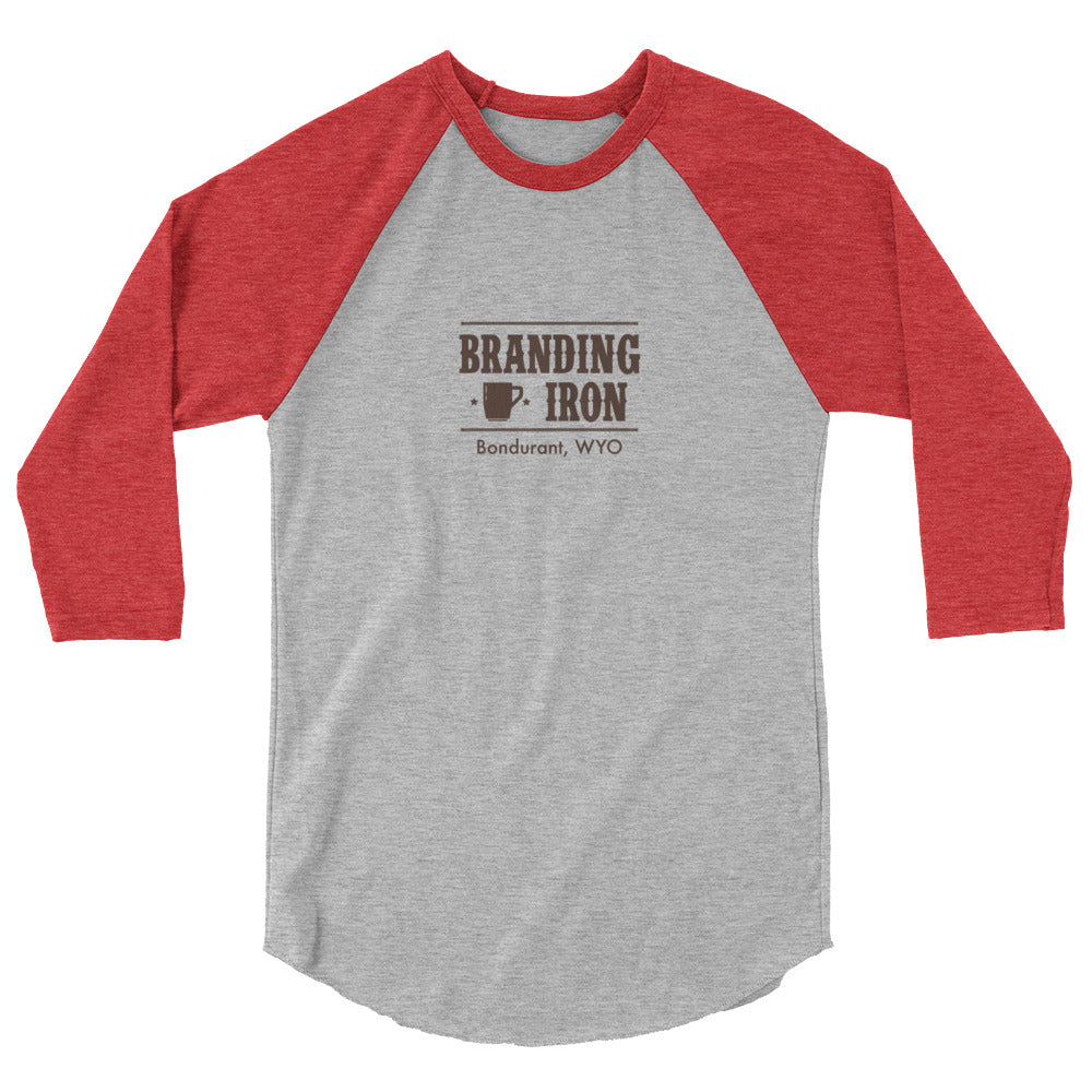 Raglan 3/4 sleeve logo shirt