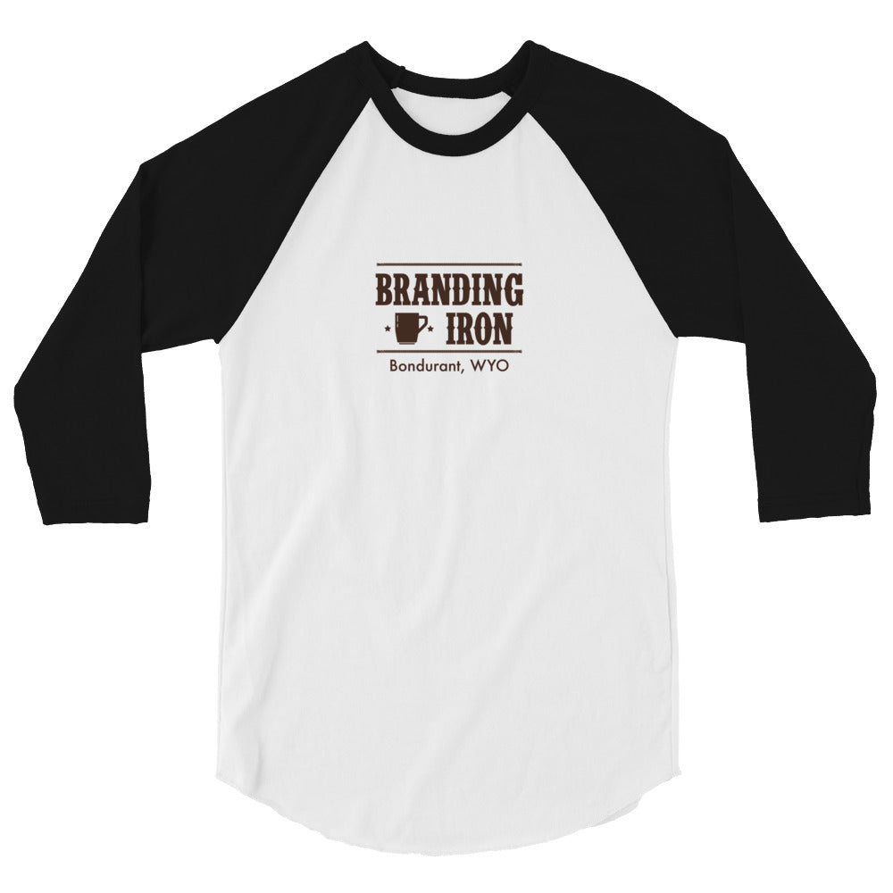Raglan 3/4 sleeve logo shirt