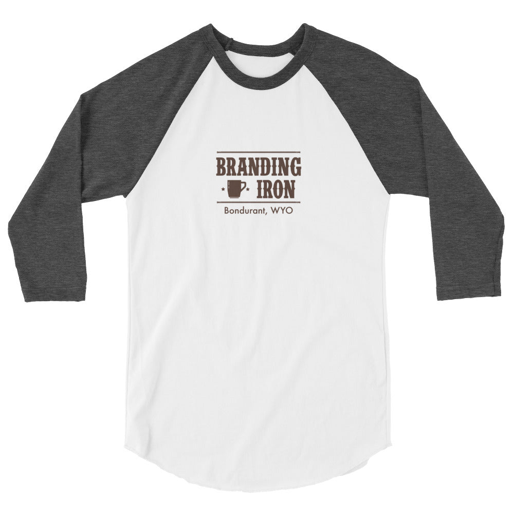 Raglan 3/4 sleeve logo shirt