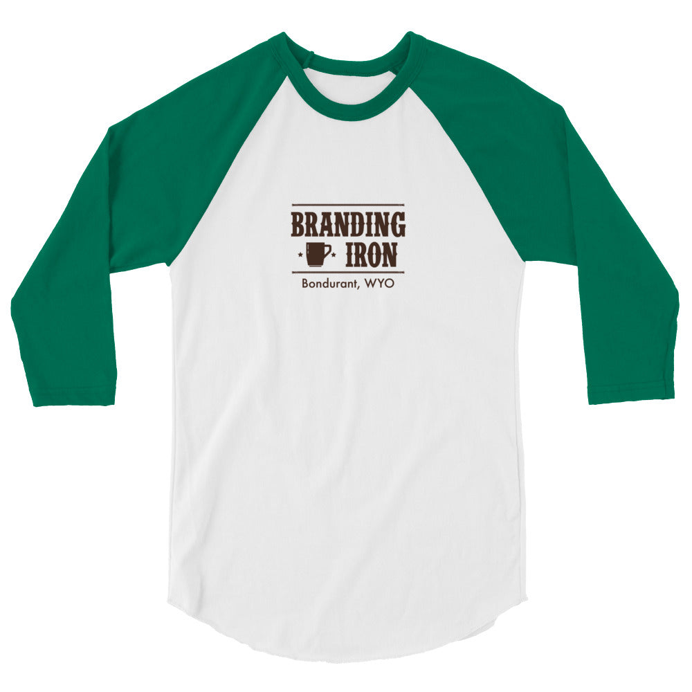 Raglan 3/4 sleeve logo shirt