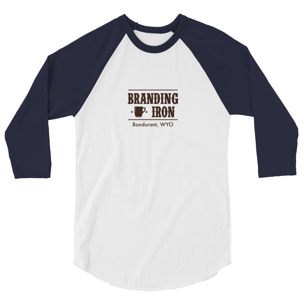 Raglan 3/4 sleeve logo shirt