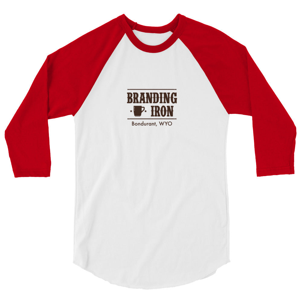 Raglan 3/4 sleeve logo shirt