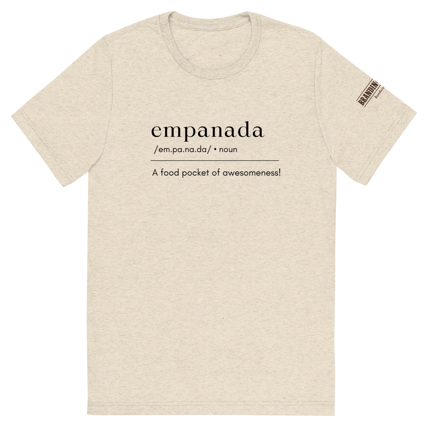 Empanada Definition Tri- Blend Short sleeve t-shirt