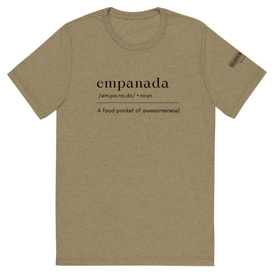 Empanada Definition Tri- Blend Short sleeve t-shirt