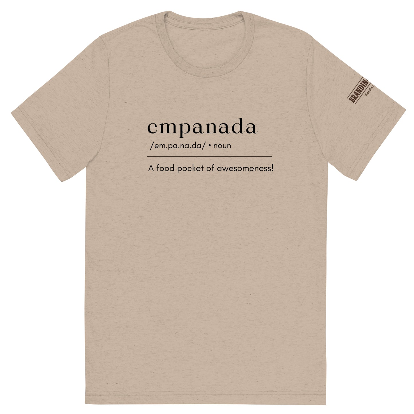 Empanada Definition Tri- Blend Short sleeve t-shirt
