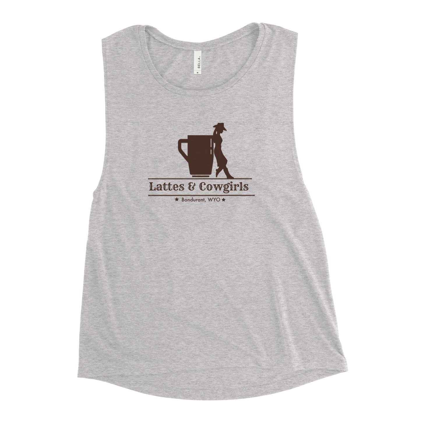 Latte's & Cowgirls Ladies’ Muscle Tank