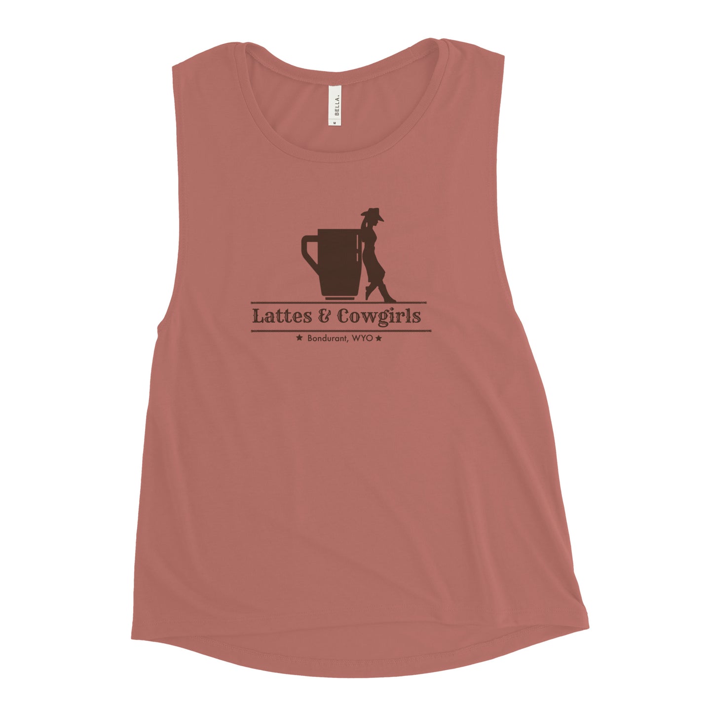 Latte's & Cowgirls Ladies’ Muscle Tank