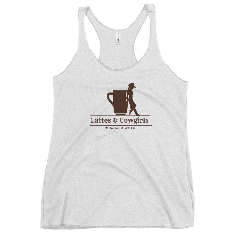 Latte's & Cowgirls Women's Racerback Tank
