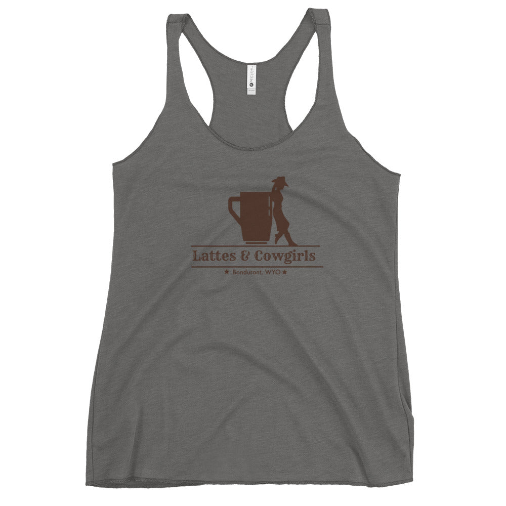 Latte's & Cowgirls Women's Racerback Tank