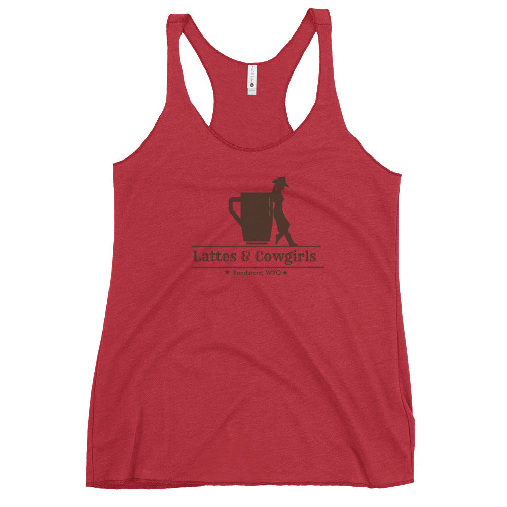 Latte's & Cowgirls Women's Racerback Tank