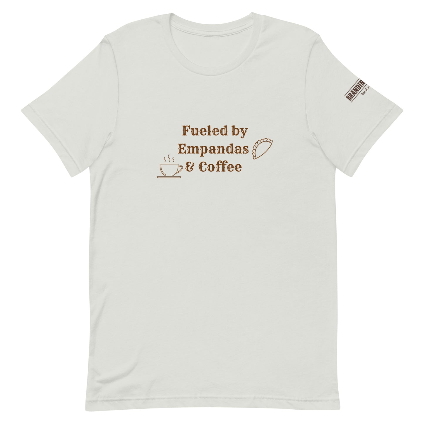 Fueled by Empanadas & Coffee Unisex t-shirt