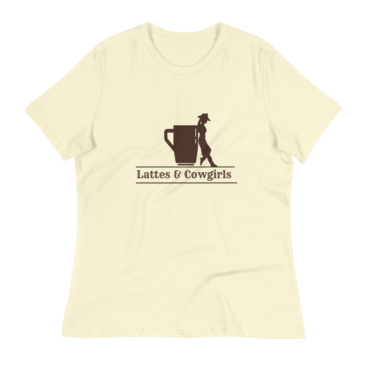 Women's Lattes & Cowgirls Relaxed T-Shirt