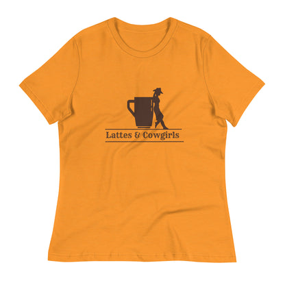 Women's Lattes & Cowgirls Relaxed T-Shirt