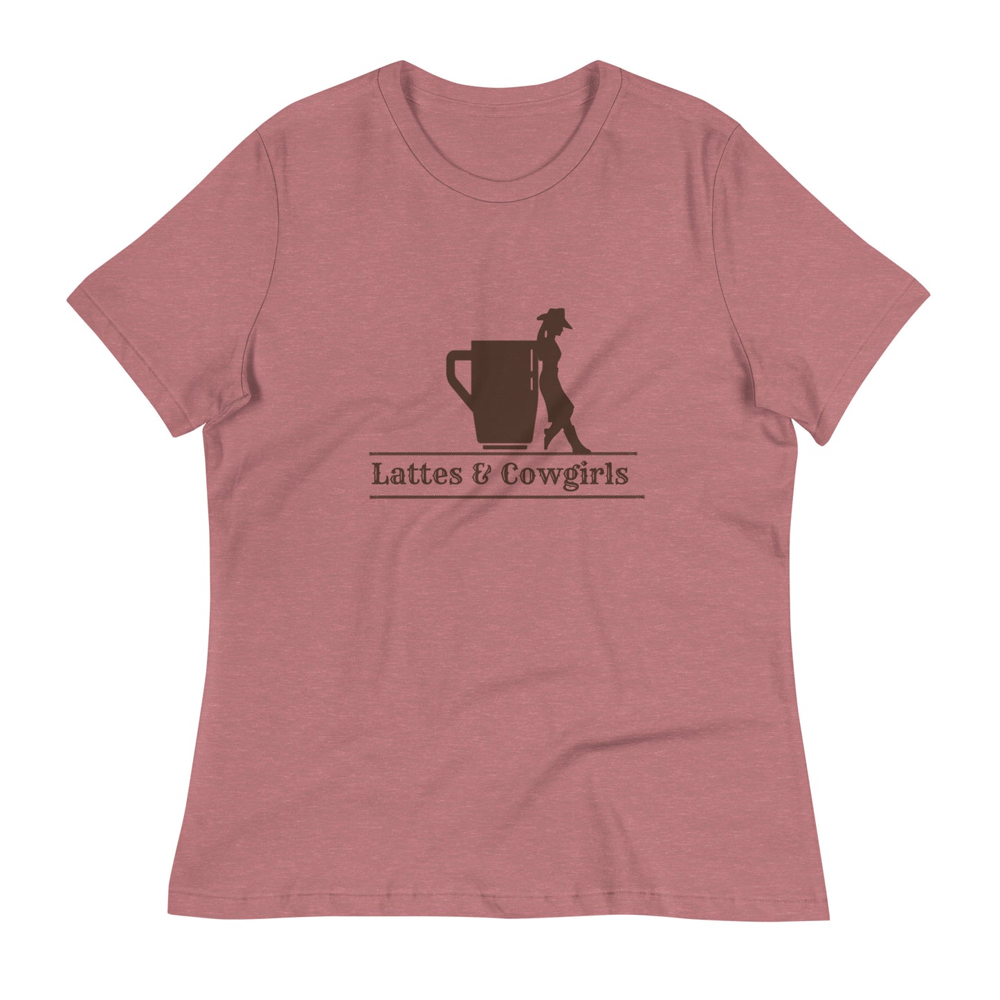 Women's Lattes & Cowgirls Relaxed T-Shirt