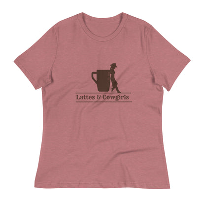 Women's Lattes & Cowgirls Relaxed T-Shirt