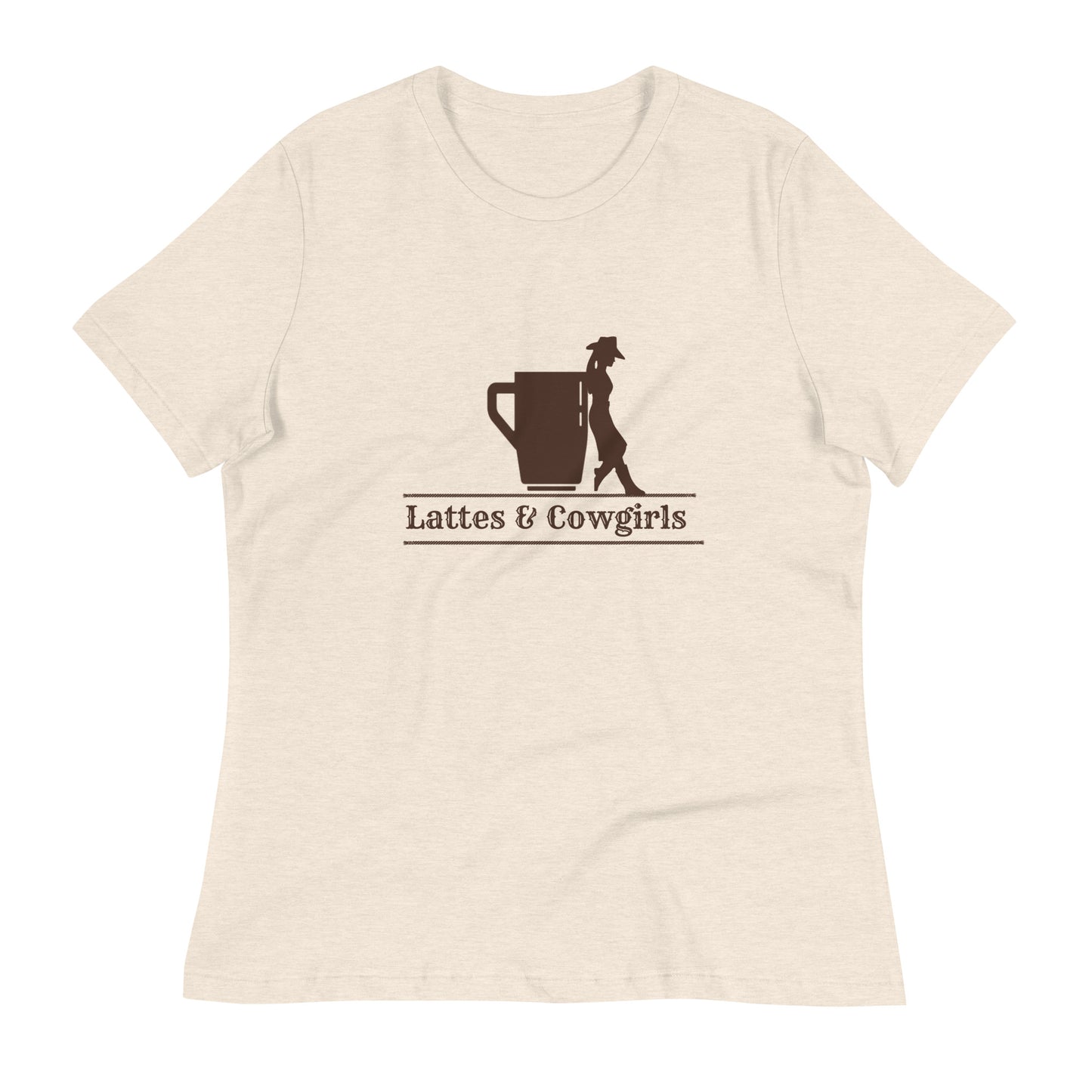 Women's Lattes & Cowgirls Relaxed T-Shirt