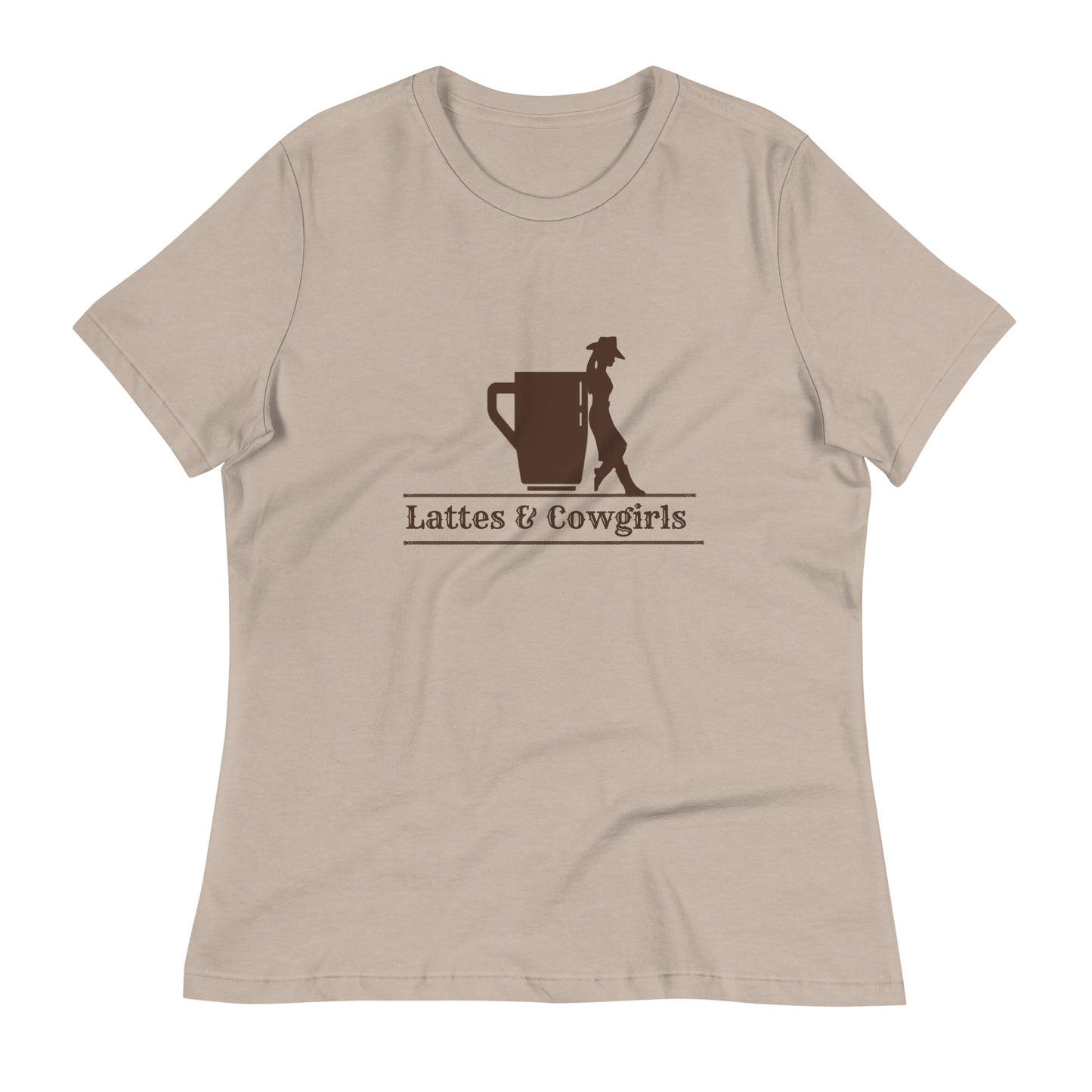 Women's Lattes & Cowgirls Relaxed T-Shirt