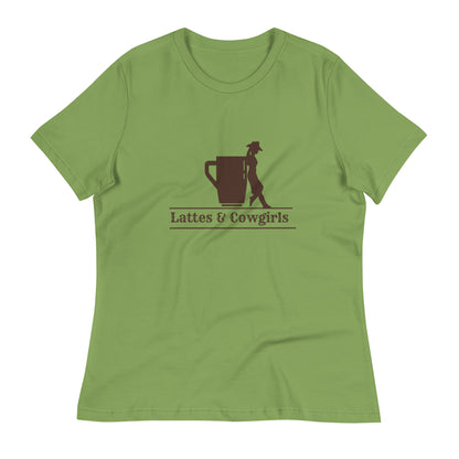 Women's Lattes & Cowgirls Relaxed T-Shirt